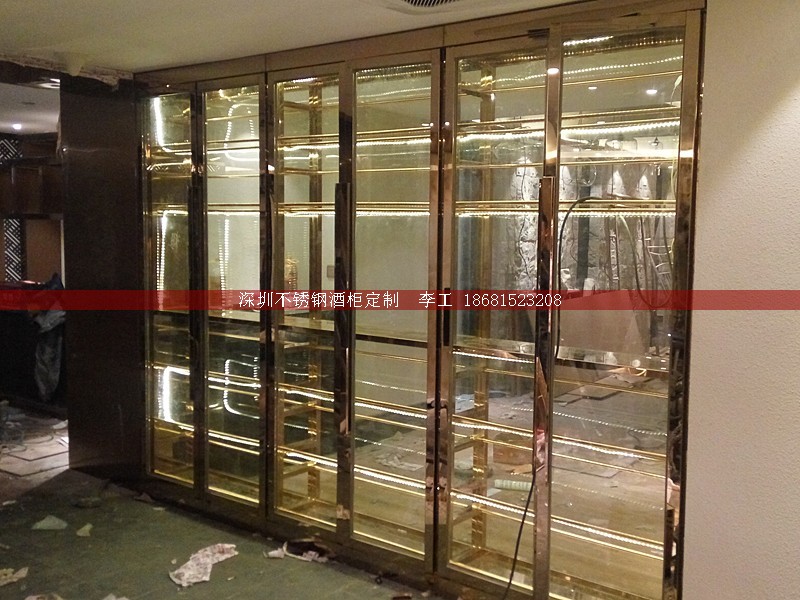 不銹鋼酒柜定制-深圳市蕰莎酒柜酒窖有限公司 李工 186-8152-3208