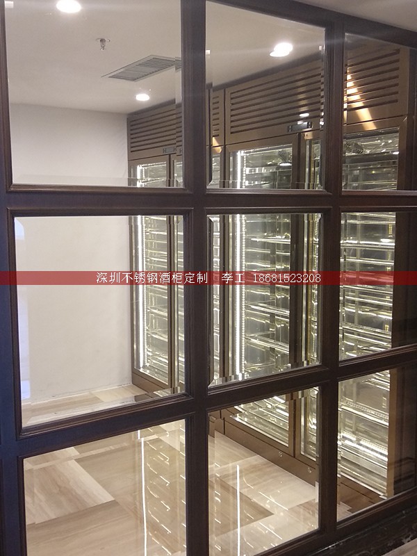 不銹鋼酒柜定制-深圳市蕰莎酒柜酒窖有限公司 李工 186-8152-3208