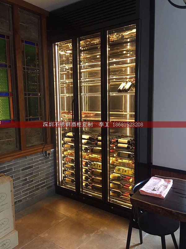 不銹鋼酒柜定制-深圳市蕰莎酒柜酒窖有限公司 李工 186-8152-3208